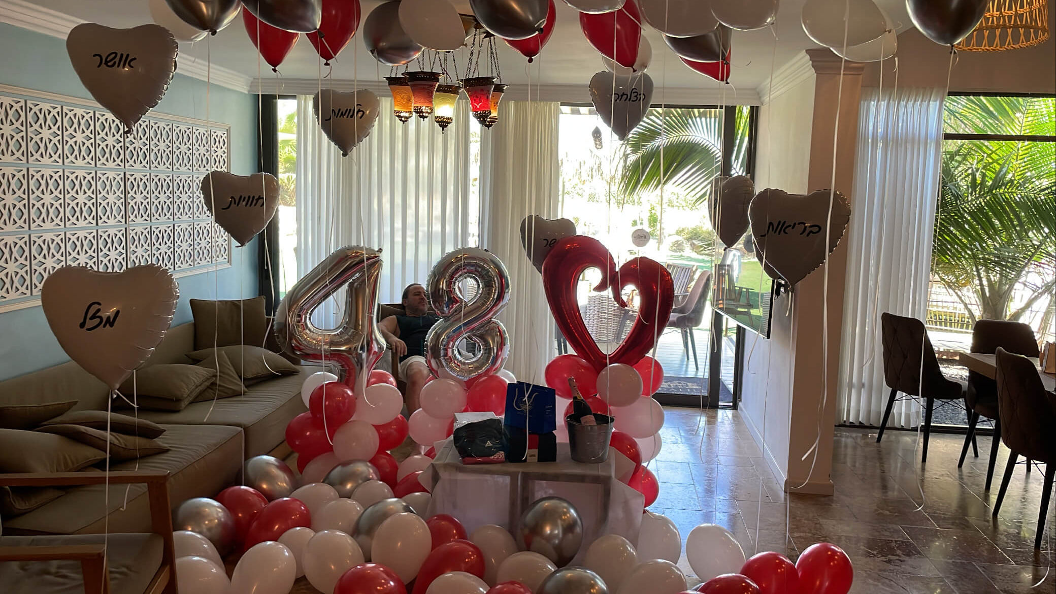 בלונים ליום הולדת — דגם 8433