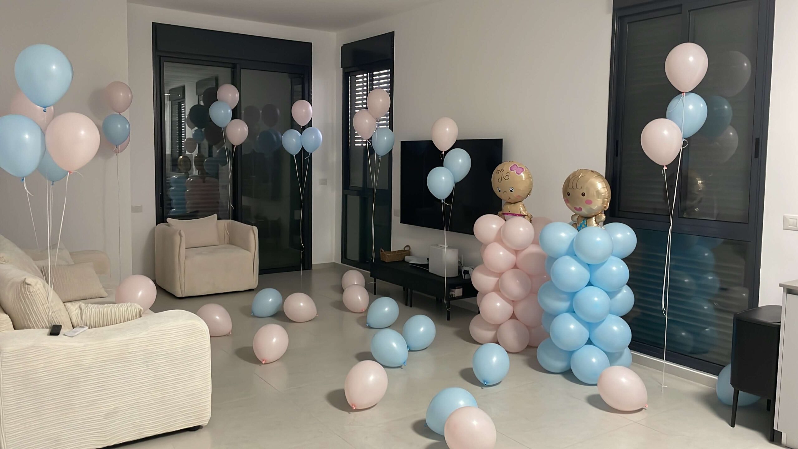 בלונים לגילוי מין העובר — דגם 8568