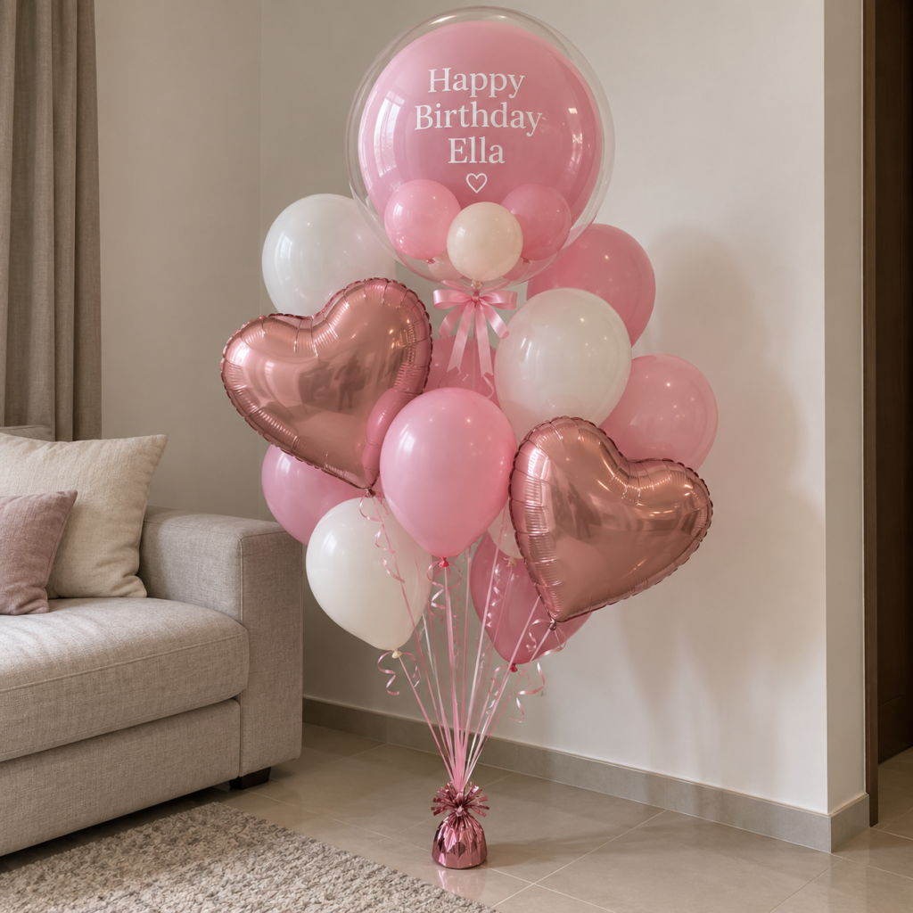 Happy Birthday Ella Balloon Bouquet-5