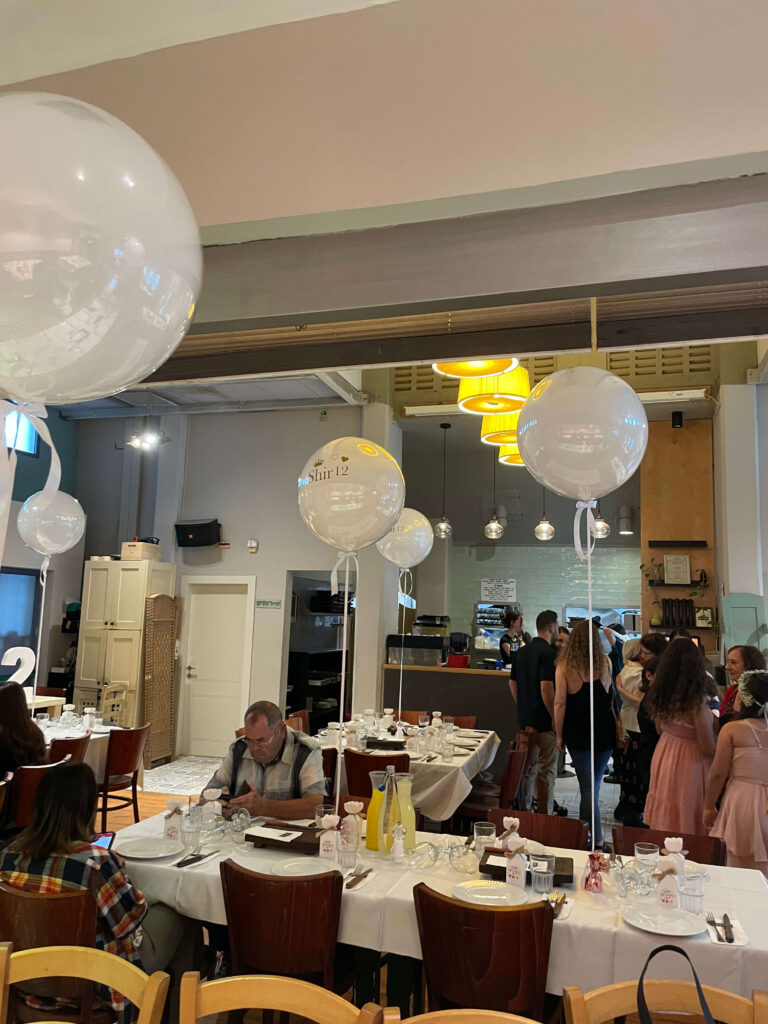 בלונים במסעדה — דגם 8539