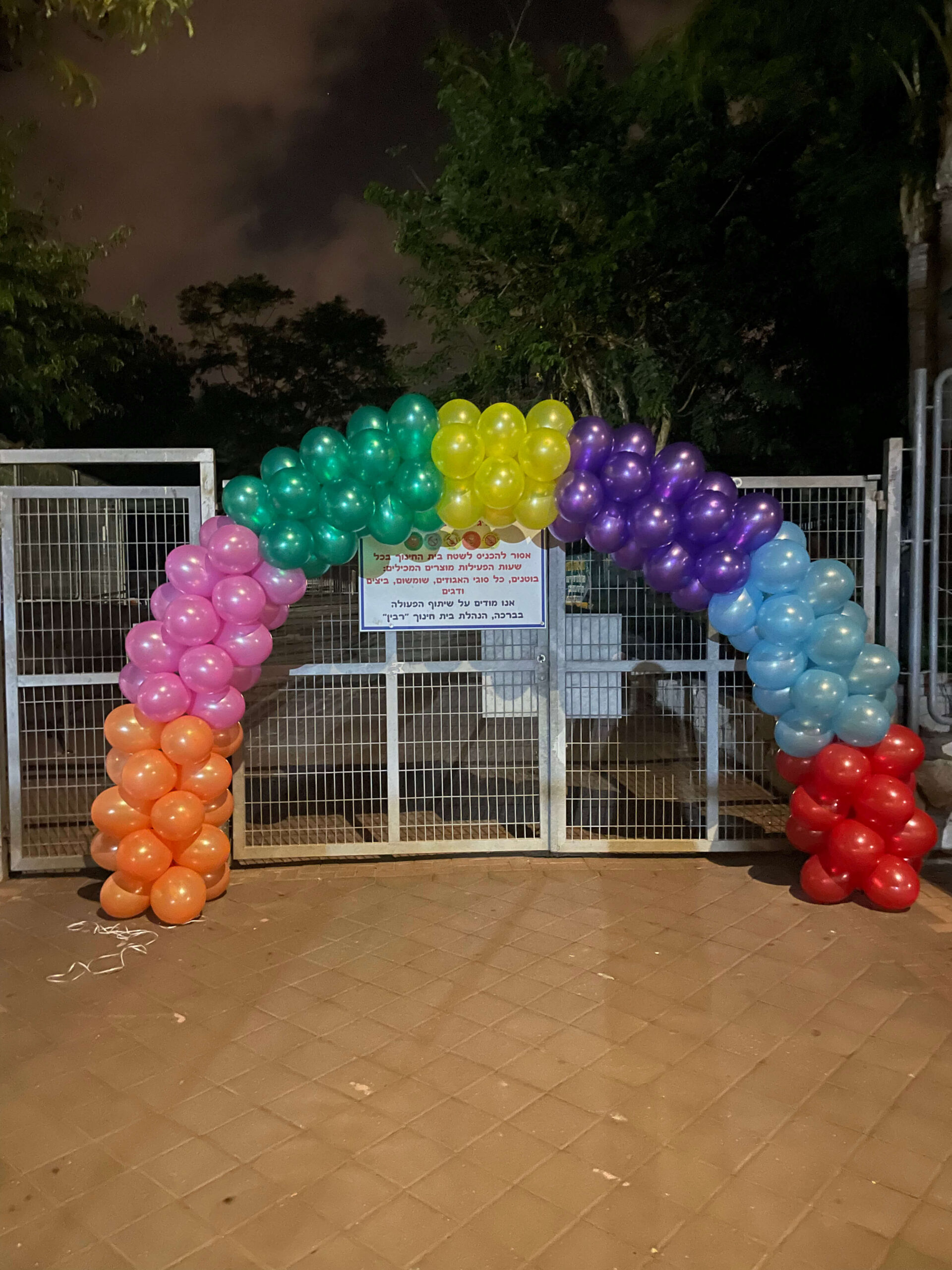 קשתות בלונים — דגם 8962
