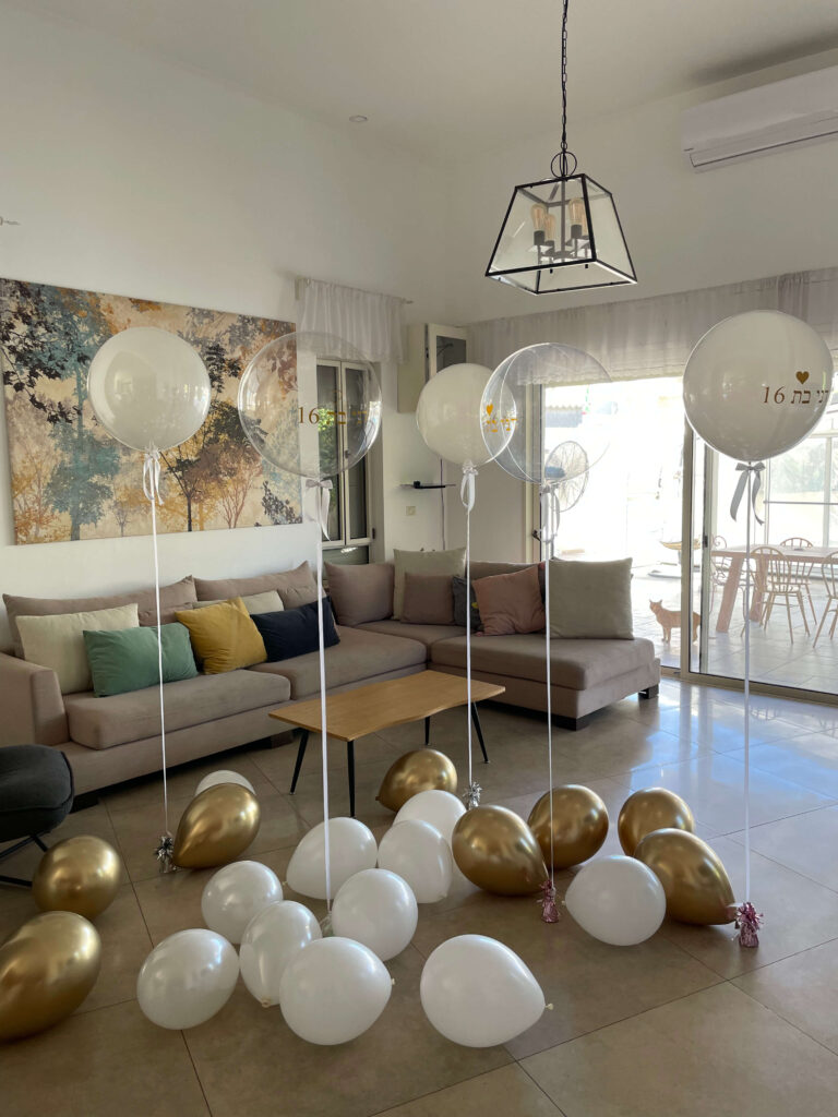 בלונים עם כיתוב — דגם 8678
