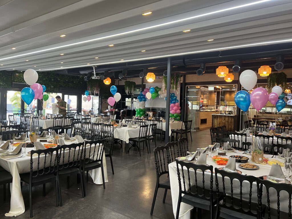 בלונים במסעדה — דגם 8540