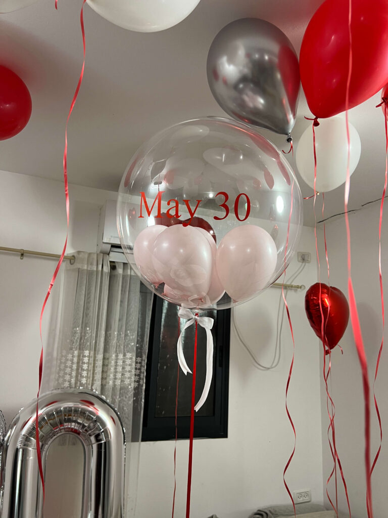 בלונים עם כיתוב — דגם 8681