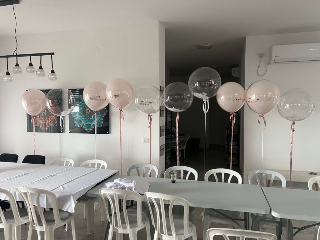 בלונים עם כיתוב — דגם 8684