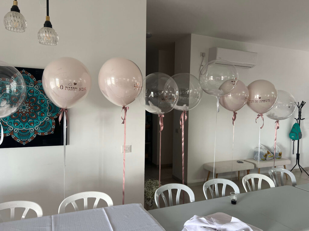 בלונים עם כיתוב — דגם 8703