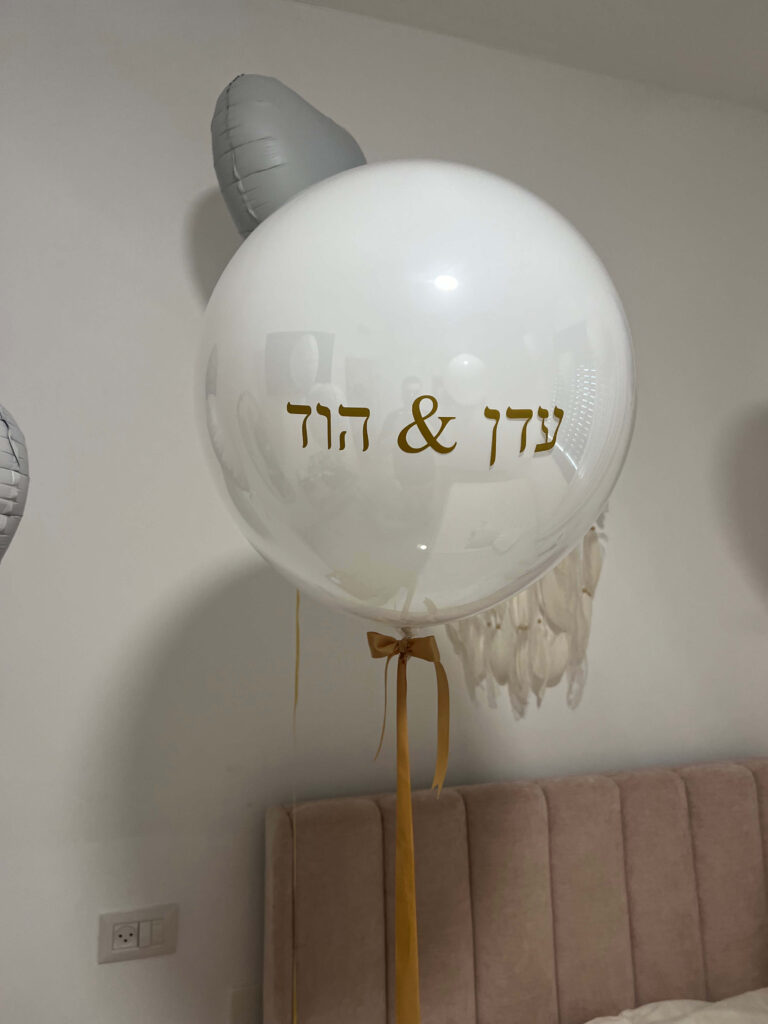 בלונים עם כיתוב — דגם 8665
