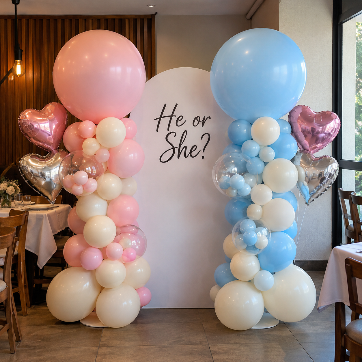 Pastel gender reveal balloon station-4